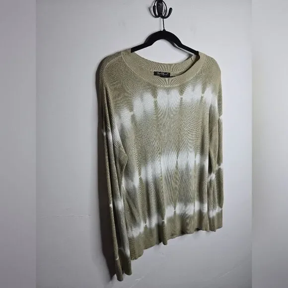 Velvet Heart Boho Tie Dye Crew Neck Pullover Sweater Soft & Lightweight Size XL - Picture 4 of 8